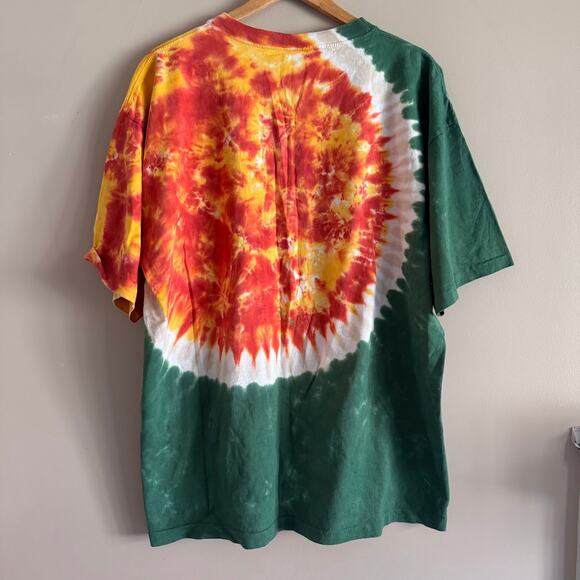 Liquid Blue Pizza Supreme Tie Dye T Shirt 2005 Vintage Rare Size XL Made in USA - Picture 6 of 6